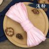 Tira de tela pálida para wrap de Cheongsam, cinta de 1 cm, ropa de seda sin planchado