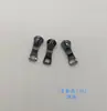 Nº 3 Nº 5 Nº 8 preto brilhante níquel gun cor gun fundo metálico puxador de aba de puxar zíper fabricante zíper em estoque