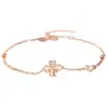Pulseira Autêntica de Trevo de Quatro Folhas para Mulheres, Versátil em Prata Esterlina 999, Design Único e Estiloso com um Toque de Luxo, Presente para Namorada