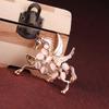 Moda Coreana Piedra Ojo de Gato pedrería aleación Pegaso broche ramillete hebilla de pecho accesorios para mujer directo de fábrica una generación de cabello