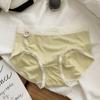 Roupa íntima térmica antibacteriana grau 5A de caxemira escovada para outono e inverno feminina macia, amiga da pele, cintura média, modelagem que envolve o quadril, cueca quente