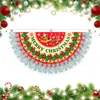 Bandeira semicircular de Natal, decoração festiva, pano para pendurar atmosférico em jardim externo e pátio, nova bandeira de arranjo decorativo transfronteiriça