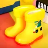 Botas de Lluvia para Niños Antideslizantes Suela Suave Lindo Dibujo Animado de Dinosaurio Forradas de Felpa Cálidas Extraíbles Botas de Lluvia para Hombres, Mujeres, Niños de Edad Media y Mayores