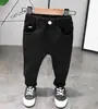 Pantalones Casuales Lisos Joker Coreanos Nuevos para Primavera y Otoño para Niños y Niñas Pantalones a la Altura del Tobillo 830 831
