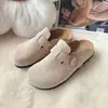 Novos sapatos Birkenstock femininos para primavera e verão, mocassins leves de calçar, bico fechado, respiráveis, com sola grossa, chinelos unissex