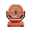 Ventilador Oscilante Exterior de Alta Velocidad 100 Velocidades Modelo Nuevo 2026 Transfronterizo 6 Pulgadas con Iluminación, Pantalla Digital, Ventilador de Camping de Gran Capacidad