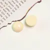 Patches Geométricos Redondos de Resina Meio Círculo Versáteis e Simples para Brincos DIY, Decorações de Sapatos e Materiais para Capas de Celular