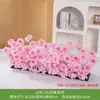 Interior y; Partición Floral Artificial de Plástico y Seda para Exteriores Fe