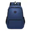 Mochila de viagem executiva de grande capacidade para homens com impressão de logotipo personalizada, adequada para estudantes do ensino fundamental II, médio e universitários.