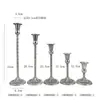 Candelabro de hierro forjado Portavelas retro europeo Portavelas de Amazon Decoración de boda Soporte para velas Cena a la luz de las velas