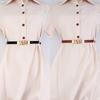 Cinto preto feminino vestido decorativo acessórios de verão cinco correntes puxar cinto fino branco ajustável elegante