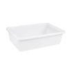 Lavabo de plástico rectangular para la recogida de vajilla de hotel, con barra inferior engrosada, con marco de rotación de alimentos para restaurante.