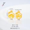 Pu Zuojiu Color-free Frosted Diy Acessórios Lotus Lacado Cabaça Pingente Pulseira Colar Acessórios Mulheres