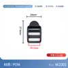 Fivelas de Mochila Fivela POM Preta Fivela Trapezoidal com Grade Fivela de Ombro Ajustável Fivela de Mochila Fivela Plana de Quatro Velocidades para Alça