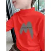 Ropa interior térmica de felpa cepillada para niños, cuello semi-alto, cálida para niños, top para bebé Otoño/Invierno, versátil para Otoño, ropa interior casual