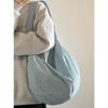 Bolsas para Mulheres 2025 Nova Moda Tendência Bolsa Bolinho Tie-Dye Lona de Nylon Bolsa de Grande Capacidade Ombro Único Transversal Tote