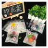 Bolsa de impresión OPP empaque para hornear bolsa autoadhesiva galleta caramelo joyería regalos 10*11 3cm al por mayor