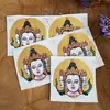 Xizang Rechung Nepal Amitabha Buda Puro Pintado à Mão Núcleo de Cartão 3,5