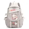Mochila de mercancía del anime Magical Girl Madoka Magica Kuubi, con Madoka Kaname y Akemi Homura, una mochila escolar estilo 2D para niñas