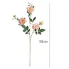Flores de Rosa Artificiales, Flores Falsas para Salón de Bodas Decoración Suave, Arreglos de Flores de Rosa, Marcadores de Camino Decorativos, Arreglos Florales para Paisajismo, Adornos de Arte Floral