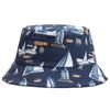 Chapéu de Pescador Artístico Japonês Feminino de Verão ins Vela Grafite Chapéu de Pote Chapéu de Sol de Rua Chapéu Casual para Exterior