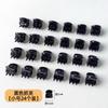 Mini pinza pequeña negra para sujetar el cabello, nueva pinza pequeña para flequillo, pinza para cabello roto, pinza frontal para sombrero, pinza lateral, pinza para cabello apilada, fijación