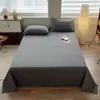 2026 Nuevo Estilo Hilo de Algodón Puro Teñido en Hilo Algodón Lavado Sábana Individual Cuadros Simples Cubre Cama de Algodón Puro Juego de Tres Piezas Ropa de Cama