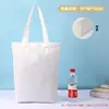 Bolsas de Lona Personalizadas para o Início do Ano Letivo, Sacolas Tote de Algodão para Estudantes com Retratos Impressos, Sacolas de Presente Souvenir para o Campus