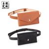 Moda de otoño riñonera para mujer cinturón desmontable bolsa decorativa con cinturón negro que combina con todo para jeans vestido