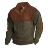 Estación independiente transfronteriza europea y americana otoño e invierno para hombre Amazon suéter de pana con capucha chaqueta para hombre suéter casual de manga larga