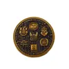 Moedas de Cobre Tridimensionais Retrô Nostálgicas, Colecionáveis Culturais Feitos Sob Medida, Pins Comemorativos Laqueados, Moedas Comemorativas em Relevo da Revolução Industrial, Feito Sob Medida