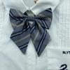 Corbata a rayas dorada con cremallera cianótica roja estilo JK/dk mano a mano estilo campus para hombres y mujeres sin cuello gris Joker
