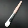 Pincel de Base Chanfrado com Ponta Plana em Forma de Língua Pincel para Líquido Não Absorve o Pó Ferramenta de Pincel de Maquiagem Pincel de Base Sem Marcas