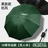 Paraguas publicitario personalizado, paraguas de regalo comercial, paraguas para lluvia o sol, con impresión de logo, paraguas manual de 8 varillas, adecuado para negocios y hoteles, paraguas de sombrilla de vinilo negro