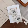 Pinza para Flequillo de Cuero con Puntos Rojos, Pinza de Estrella Dulce y Versátil para Niñas, Stock Listo de Fábrica, Accesorio para el Cabello de Nube