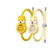 Pulseira de Silicone com Óleo Essencial de Planta Desenho Animado para Crianças, Anti-Mordida, Portátil, Esportes ao Ar Livre, Pulseira Repelente de Mosquitos Infantil, Alta Qualidade