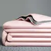 Nueva Colcha de Verano Refrigerante de Color Sólido Clase A, Colcha de Seda Helada para Aire Acondicionado, Individual/Doble, Lavable a Máquina, Colcha Fina de Verano, Venta al por Mayor, Transfronterizo