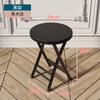 Respaldo de Silla Plegable Silla de Comedor Doméstica Portátil Silla de Dormitorio Universitario Taburete Plegable de Ocio para Balcón Ahorro de Espacio Taburete Redondo