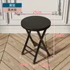 Respaldo de Silla Plegable Silla de Comedor para el Hogar Portátil Silla para Dormitorio Universitario Balcón Ocio Taburete Plegable Ahorrador de Espacio Taburete Redondo