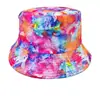 Sombrero de Pescador Estilo Hip-Hop Transfronterizo, Reversible, Unisex, Sombrero para el Sol para Exteriores, Sombrero de Cubo Estampado Versátil de Moda