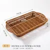 Vajilla creativa y moderna para restaurantes de hot pot, platos para verduras, bandejas de mimbre para frutas, cestas para snacks y comida frita, bandejas pequeñas para cerdo crujiente, cestas para platos