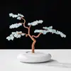 Árbol de la Fortuna de Cristal Árbol de la Fortuna de Citrino Regalo de Inauguración Decoración de Escritorio de Oficina para el Año del Caballo Adorno de Atracción de Riqueza para el Año Nuevo