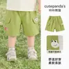 Pantalones Cortos de Algodón Puro Kaka Panda para Niñas, Ropa de Verano, Pantalones para Niños, Estilo de Verano Delgado, Pantalones de Longitud Media para Bebé, Pantalones Modernos para Niños Pequeños