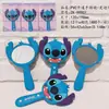 Nuevo Espejo de Mano de Dibujos Animados Sanrio Stitch de PVC Espejo Pequeño de Plástico Blando Espejo Portátil Regalo Regalo