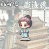 Zang Hai Chuan Xiao Zhan Mercadoria Pingente Acrílico Dupla Face Chaveiro Presente de Celebridade Pingente para Mochila de Suporte para Fãs
