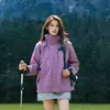 Chaqueta de Senderismo y Montañismo 3 en 1 a Prueba de Viento e Impermeable para Mujer, Estilo Nuevo, Talla Pequeña, Otoño e Invierno, Personalizable para Hombre