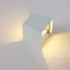 Lámpara de pared LED para exteriores Patio de villa Lámpara impermeable súper brillante para exteriores Doble cabezal Cabezal único Lámpara de pared exterior Focos hacia arriba y hacia abajo Lámpara de pared