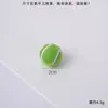 Juguete de tenis de simulación de 2 cm de diámetro, llavero conmemorativo para mochila, colgante, pendientes de mini tenis de moda