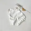 Macacão de Tricô para Bebê Outono e Inverno, Suéter com Suspensório para Bebê, Suéter Infantil, Macacão Triângulo para Engatinhar, Boné