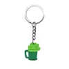 Centenas de St. Pingentes de Chaveiro Dia de São Patrício, Decorações de Chaveiro Chapéu Verde DIY de Borracha Macia em PVC, Itens de Presente